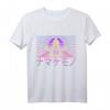 80er Japan Aesthetic Vaporwave Faultier T-Shirt mit Meditationsdesign – Retro Synthwave & Manga Style für Fans
