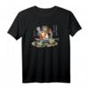 Vintage Samurai T-Shirt mit Bushido 7 Tugenden - Japanische Kalligraphie & Kampfkunst Design für Geburtstage & Sammler
