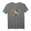 Vintage Samurai T-Shirt mit Bushido 7 Tugenden - Japanische Kalligraphie & Kampfkunst Design für Geburtstage & Sammler