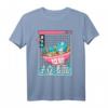 Digitale Ramen Schale im japanischen Stil - Pastellfarbenes Otaku Anime Vaporwave T-Shirt für Manga- und Ramen-Fans, Vintage 90er Design für Kinder und Erwachsene