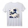 Kanagawa The Great Wave Japanische Kunst Wellen T-Shirt – Perfektes Geschenk für Kunst-, Manga- und Anime-Fans