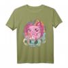 Süßes Axolotl Okkult-Goth Kawaii T-Shirt für Anime, Hexen & Gothic Fans – Japanisches Design mit Totenköpfen & Kerzen