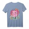 Süßes Axolotl Okkult-Goth Kawaii T-Shirt für Anime, Hexen & Gothic Fans – Japanisches Design mit Totenköpfen & Kerzen