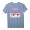 Ich mag Anime und vielleicht 3 Menschen Manga Liebhaber T-Shirt - Niedliches Kawaii Anime Augen Design, Perfektes Geschenk für Otaku, Waifu & Manga Fans