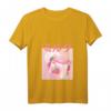 Lustiges Retro 90s Kawaii Erdbeermilch Shake T-Shirt für Damen mit V-Ausschnitt – Perfekt für Manga, Anime, Cosplay & Otaku-Fans