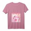 Lustiges Retro 90s Kawaii Erdbeermilch Shake T-Shirt für Damen mit V-Ausschnitt – Perfekt für Manga, Anime, Cosplay & Otaku-Fans
