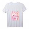 Lustiges Retro 90s Kawaii Erdbeermilch Shake T-Shirt für Damen mit V-Ausschnitt – Perfekt für Manga, Anime, Cosplay & Otaku-Fans