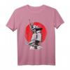 Japanisches Samurai Krieger Retro T-Shirt mit Bushido Kanji & Schwert - Perfekt für Kampfkünstler, Dojo & Japan-Fans