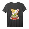 Kawaii Katze Neko Ramen T-Shirt – Süßes Japanisches Anime Design mit Nudelmotiv, lustiges und originelles Tier-Shirt