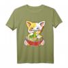 Kawaii Katze Neko Ramen T-Shirt – Süßes Japanisches Anime Design mit Nudelmotiv, lustiges und originelles Tier-Shirt