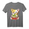 Kawaii Katze Neko Ramen T-Shirt – Süßes Japanisches Anime Design mit Nudelmotiv, lustiges und originelles Tier-Shirt