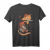 Karpfen-Tattoo-Katze, Katana, Koi, Fisch, Samurai, Katze - Japanisches Tattoo Motiv T-Shirt für Katzen- und Tattoo-Liebhaber