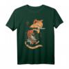 Karpfen-Tattoo-Katze, Katana, Koi, Fisch, Samurai, Katze - Japanisches Tattoo Motiv T-Shirt für Katzen- und Tattoo-Liebhaber