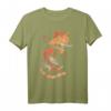 Karpfen-Tattoo-Katze, Katana, Koi, Fisch, Samurai, Katze - Japanisches Tattoo Motiv T-Shirt für Katzen- und Tattoo-Liebhaber