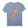 Karpfen-Tattoo-Katze, Katana, Koi, Fisch, Samurai, Katze - Japanisches Tattoo Motiv T-Shirt für Katzen- und Tattoo-Liebhaber