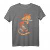 Karpfen-Tattoo-Katze, Katana, Koi, Fisch, Samurai, Katze - Japanisches Tattoo Motiv T-Shirt für Katzen- und Tattoo-Liebhaber