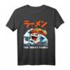 The Great Wave Ramen Japanisches Nudeln T-Shirt – Anime, Manga & Japan Kultur Fan Geschenk