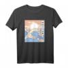 Große Welle Ozean Japanisch T-Shirt – Perfektes Geschenk für Japan-Fans, Geburtstag & Weihnachten