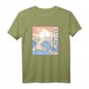 Große Welle Ozean Japanisch T-Shirt – Perfektes Geschenk für Japan-Fans, Geburtstag & Weihnachten