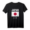 Japan Flagge T-Shirt Nisshoki Hinomaru - Stylisches Shirt mit japanischer Flagge als Geschenkidee für Sport und Alltag