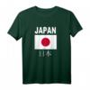 Japan Flagge T-Shirt Nisshoki Hinomaru - Stylisches Shirt mit japanischer Flagge als Geschenkidee für Sport und Alltag