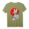 Shiba Inu Japanischer Samurai Katana - Lustiges Hund Meme Anime T-Shirt für Fans japanischer Kultur & Hunde