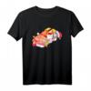 Kawaii Weihnachten Cute Cats Sushi Otaku Japanisch T-Shirt – Niedliches Anime- und Katzen-Design, Perfekt als Weihnachts- oder Geburtstagsgeschenk