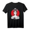 Japan Geisha T-Shirt mit roter Sonne – Perfektes Geschenk für Japan- und Anime-Fans