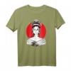 Japan Geisha T-Shirt mit roter Sonne – Perfektes Geschenk für Japan- und Anime-Fans