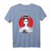 Japan Geisha T-Shirt mit roter Sonne – Perfektes Geschenk für Japan- und Anime-Fans