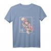 Kirschblütenhemd Vintage Japanische Sakura Kanji Ästhetik T-Shirt - Kunstvolles Design für Fans japanischer Kultur und Retro-Ästhetik