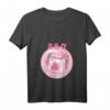 Erdbeer-Milchshake-Karton Rosa Retro Japanisches T-Shirt mit V-Ausschnitt - Lustiges Kawaii Anime Design für Manga- und Otaku-Fans