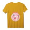 Erdbeer-Milchshake-Karton Rosa Retro Japanisches T-Shirt mit V-Ausschnitt - Lustiges Kawaii Anime Design für Manga- und Otaku-Fans