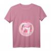 Erdbeer-Milchshake-Karton Rosa Retro Japanisches T-Shirt mit V-Ausschnitt - Lustiges Kawaii Anime Design für Manga- und Otaku-Fans