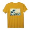Berühmtes Hokusai Große Welle Japanische Kunst T-Shirt - Klassisch geschnitten, doppelt genähter Saum