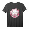 Süße Japanische Anime Kawaii Erdbeermilch Katze Manga Otaku T-Shirt für Katzen- und Anime-Fans