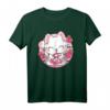 Süße Japanische Anime Kawaii Erdbeermilch Katze Manga Otaku T-Shirt für Katzen- und Anime-Fans