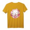 Süße Japanische Anime Kawaii Erdbeermilch Katze Manga Otaku T-Shirt für Katzen- und Anime-Fans