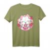Süße Japanische Anime Kawaii Erdbeermilch Katze Manga Otaku T-Shirt für Katzen- und Anime-Fans