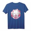 Süße Japanische Anime Kawaii Erdbeermilch Katze Manga Otaku T-Shirt für Katzen- und Anime-Fans
