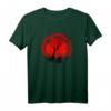 Kirschbaum auf roter Sonne - Japanischer Look - Bonsaibaum T-Shirt für Japanreise, Themenabende und japanische Kultur