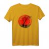 Kirschbaum auf roter Sonne - Japanischer Look - Bonsaibaum T-Shirt für Japanreise, Themenabende und japanische Kultur
