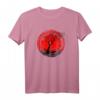 Kirschbaum auf roter Sonne - Japanischer Look - Bonsaibaum T-Shirt für Japanreise, Themenabende und japanische Kultur