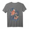 Love 40 Geburtstag T-Shirt mit Japanischem Roten Karpfen - Klassisch geschnitten, doppelt genähter Saum, ideales Geschenk für Männer