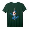 Japan Anime Maske Kitsune Samurai Oni Otaku Merch T-Shirt – Futuristisches Japan Tier Design, Kawaii Monster & Kawaii Anime Geschenk für Otaku & Geek