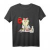 Sushi lustige Katze mit japanischer Kirschblüte Vintage T-Shirt – Perfekt für Katzen- und Japan-Fans
