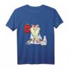 Sushi lustige Katze mit japanischer Kirschblüte Vintage T-Shirt – Perfekt für Katzen- und Japan-Fans