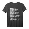 Eat Sleep Anime Repeat - Kawaii Japanisches Anime T-Shirt für Otaku, Manga & Harajuku Fans