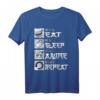 Eat Sleep Anime Repeat - Kawaii Japanisches Anime T-Shirt für Otaku, Manga & Harajuku Fans