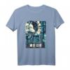 Futuristisches Vaporwave T-Shirt im ästhetischen japanischen Streetwear-Stil - Retro-Futurismus, Glitch Art & Otaku Mode